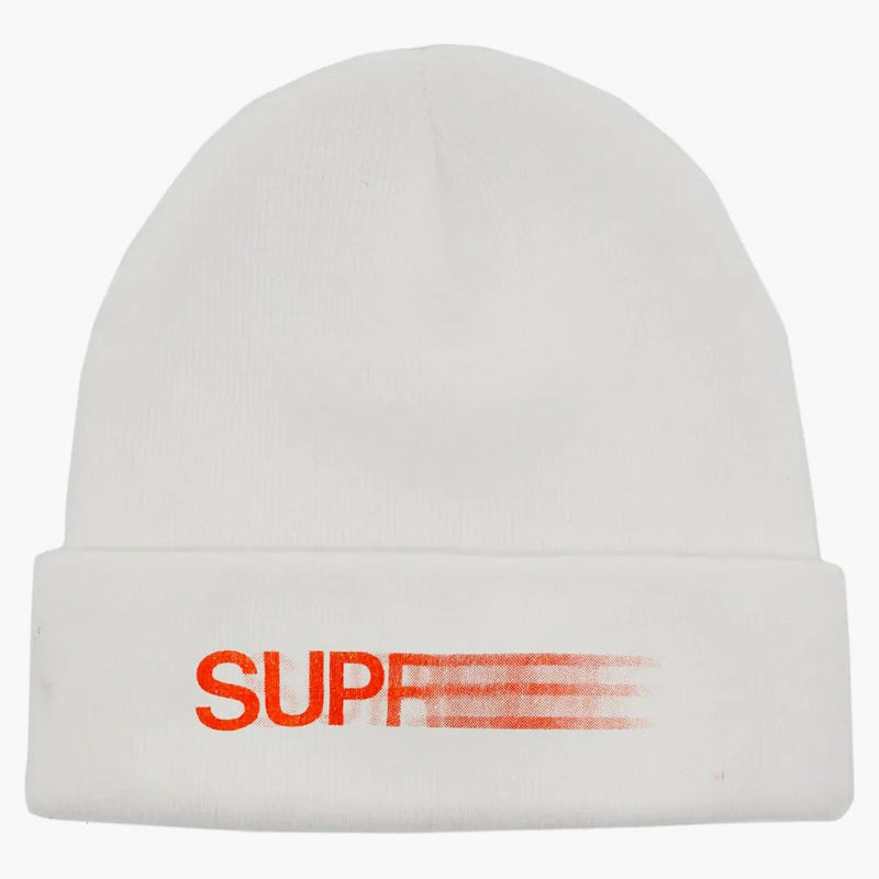 Nejvyšší pohybová logo Beanie White