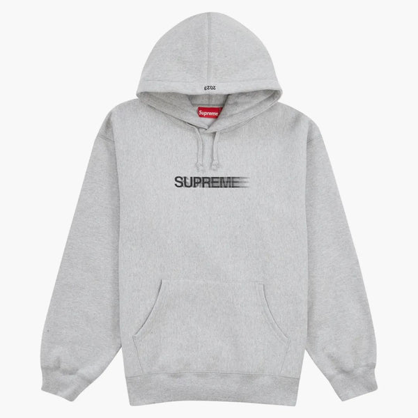 Mikina s kapucí s logem nejvyššího pohybu (SS23) Heather Grey