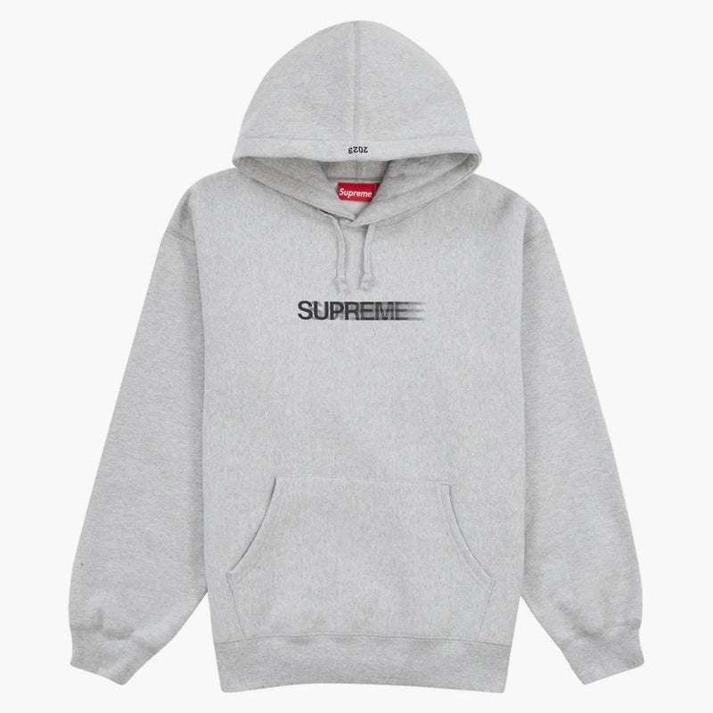 Mikina s kapucí s logem nejvyššího pohybu (SS23) Heather Grey