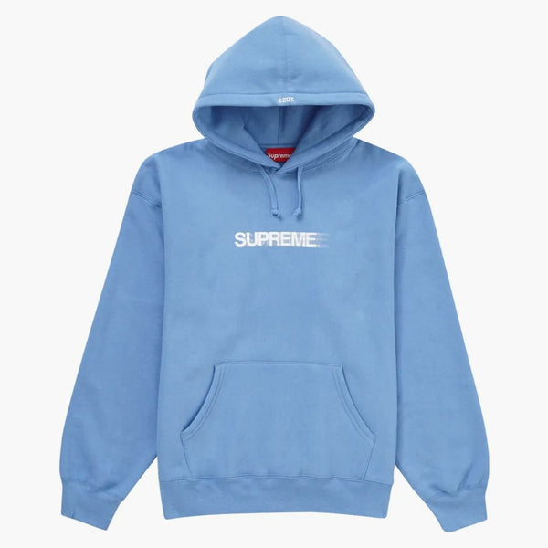Supreme Motion Logo Hooded Sweatshirt (ss23) Light Blue