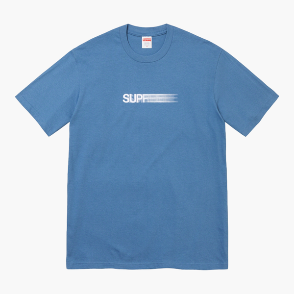 Supreme Motion Logo Tee Faded Blue