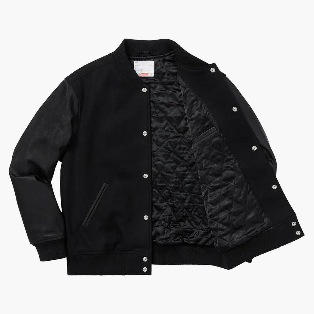 Supreme Varsity Jacket Black - Buy at Hypeneedz