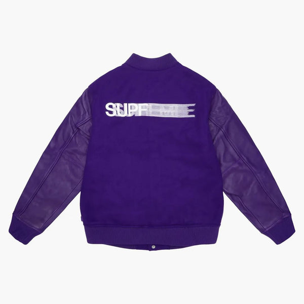 Nejvyšší pohybová logo varsity bunda fialová