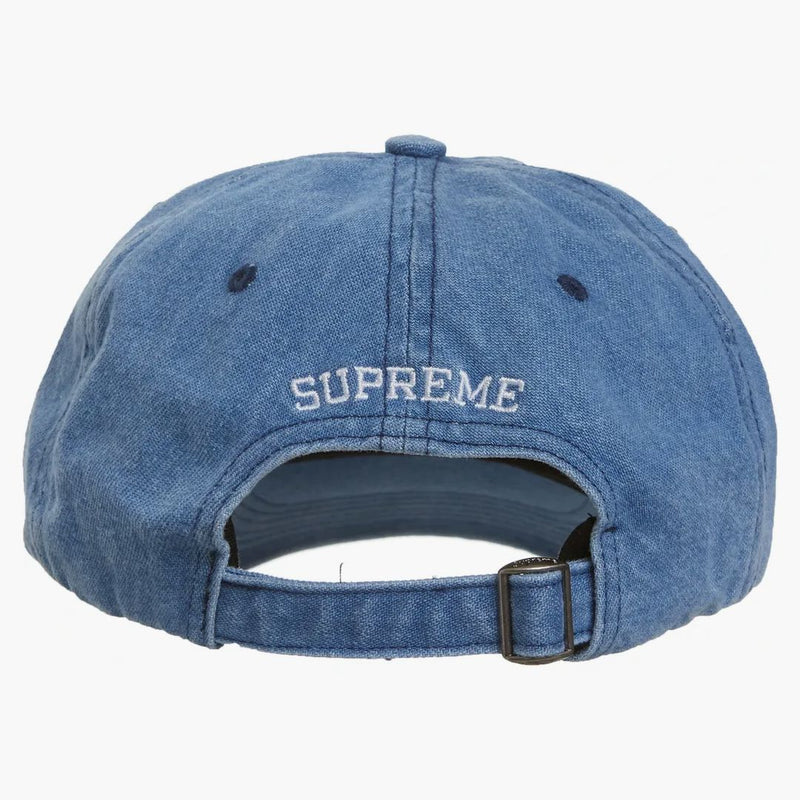 Supreme Multi Color Logo 6-panel Light Denim