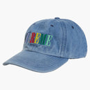 Supreme Multi Color Logo 6-panel Light Denim