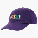 Supreme Multi Color Logo 6-panel Purple