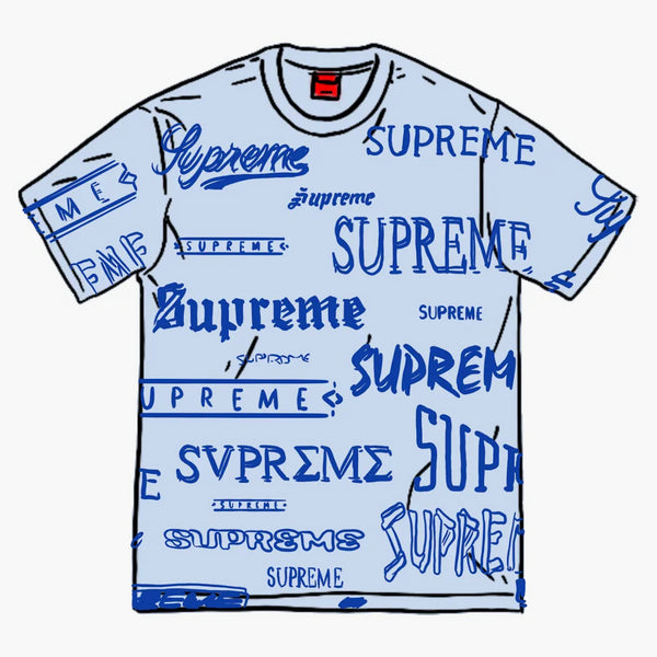 Supreme Multi Logo Tea White