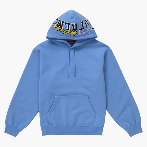 Supreme Multi Logos Hooded Sweatshirt Blue