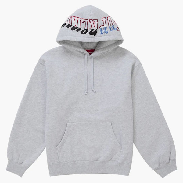 Supreme Multi Logos Hooded Sweatshirt Heather Grey