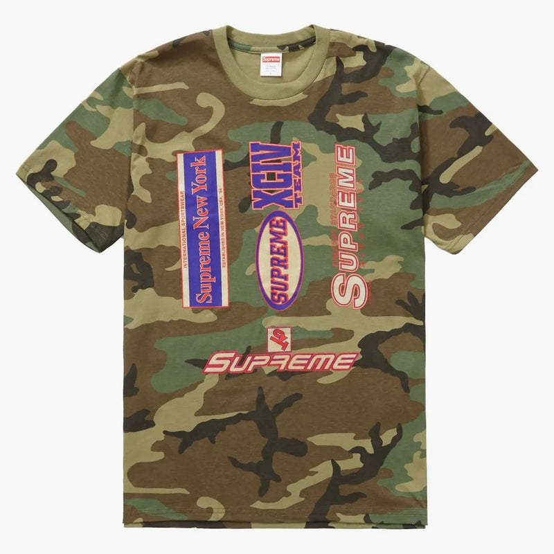 Supreme Multi Logos Tea Woodland Camo
