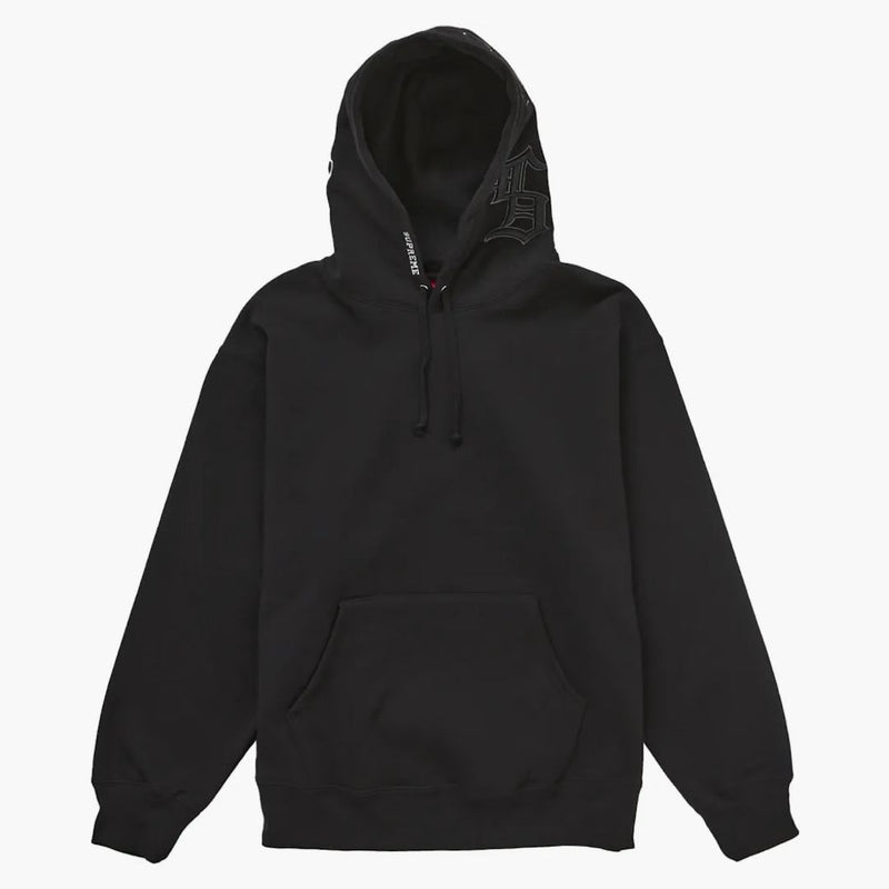 Nejvyšší multi s logo mikina s kapucí černá