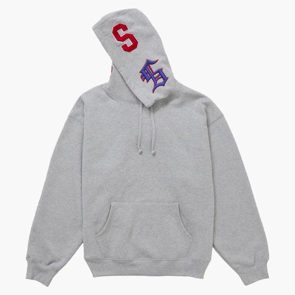 Nejvyšší multi s logem kapucí mikina Heather šedá