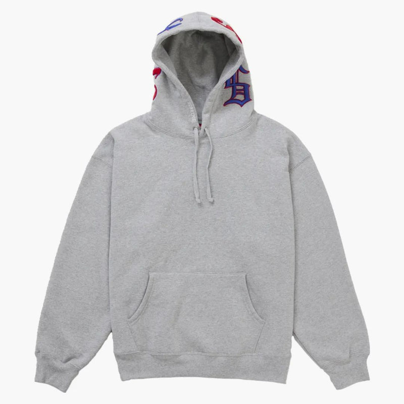 Nejvyšší multi s logem kapucí mikina Heather šedá
