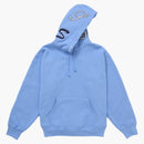 Najwyższa multi S logo bluza z kapturem jasnoniebieska