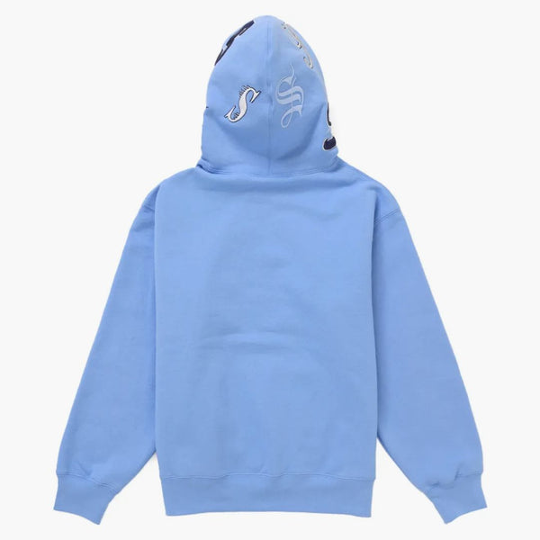 Supreme Multi S Logo Hooded Sweatshirt Light Blue