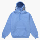 Najwyższa multi S logo bluza z kapturem jasnoniebieska