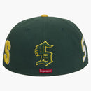 Supreme Multi S logotipo New Era 59Fifty Fited tiene verde