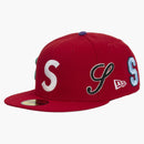 Supreme Multi s logo new era 59fifty fitted has red