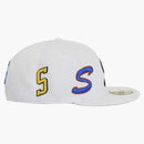 Supreme Multi S logo new era 59fifty fitted has white