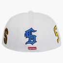 Supreme Multi S logo new era 59fifty fitted has white