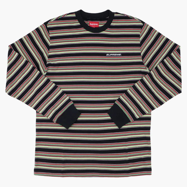 Supreme Multi Stripe L/s Top Black