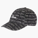Supreme Multi Type Jacquard Denim 6-panel Black
