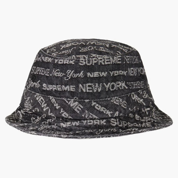 Supreme Multi Type Jacquard Denim Crusher Black