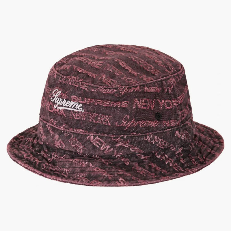 Supreme Multi Type Jacquard Denim Crusher Purple