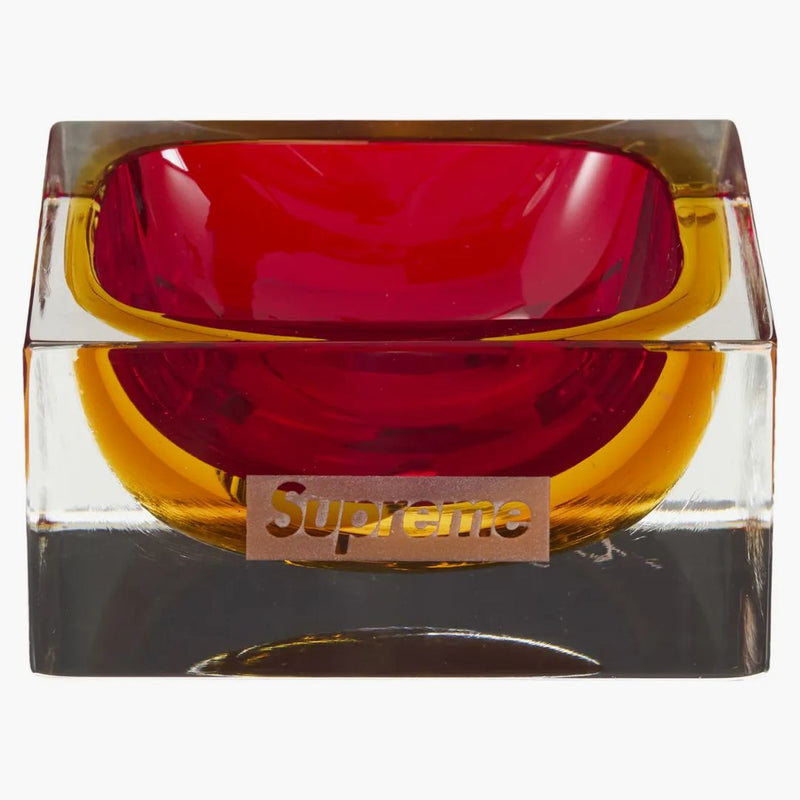 Supreme Murano Ashtray Clear