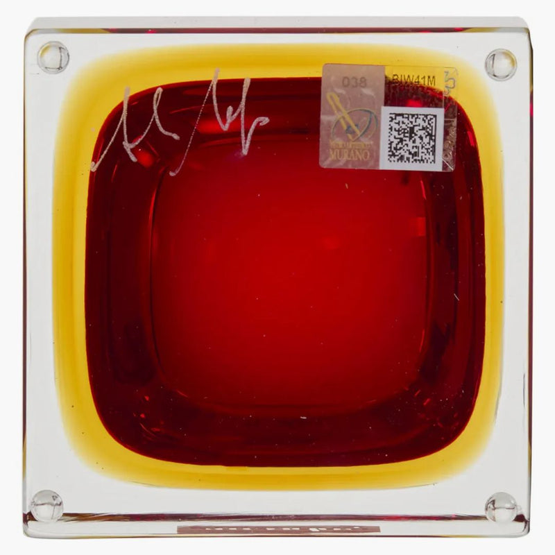 Supreme Murano Ashtray Clear