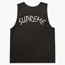 Suprema Mustang reversibile Basketball Jersey Black