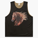 Suprema Mustang reversibile Basketball Jersey Black