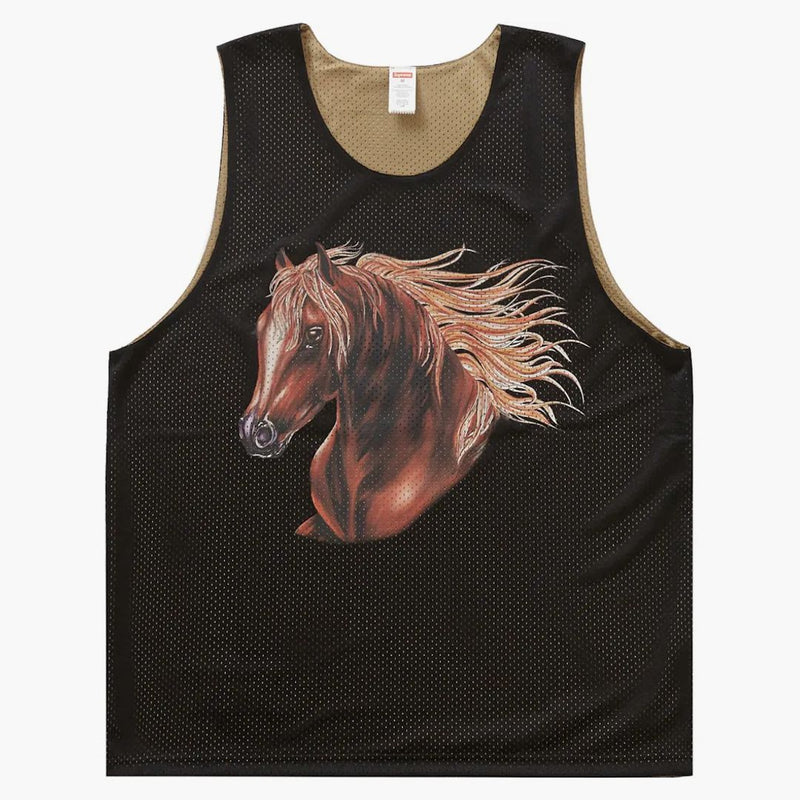 Supreme Mustang Reversible Basketball Jersey Black