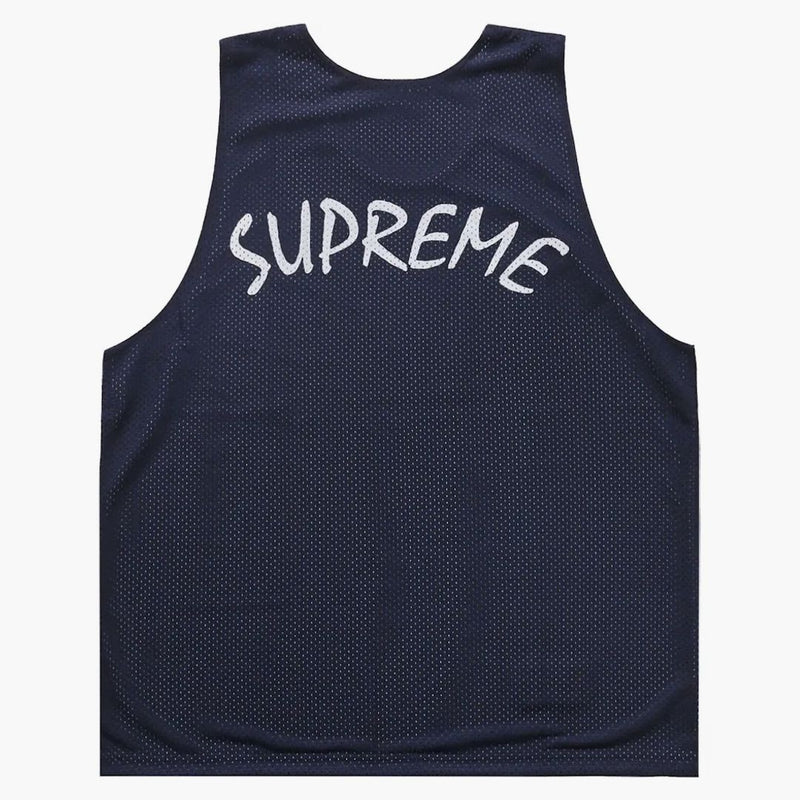 Supreme Mustang Reversible Basketball Jersey Navy