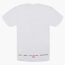 Supreme mi sangriento té de planeador de San Valentín blanco