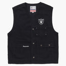 Supreme NFL X Raiders X '47 Denim Vest Black