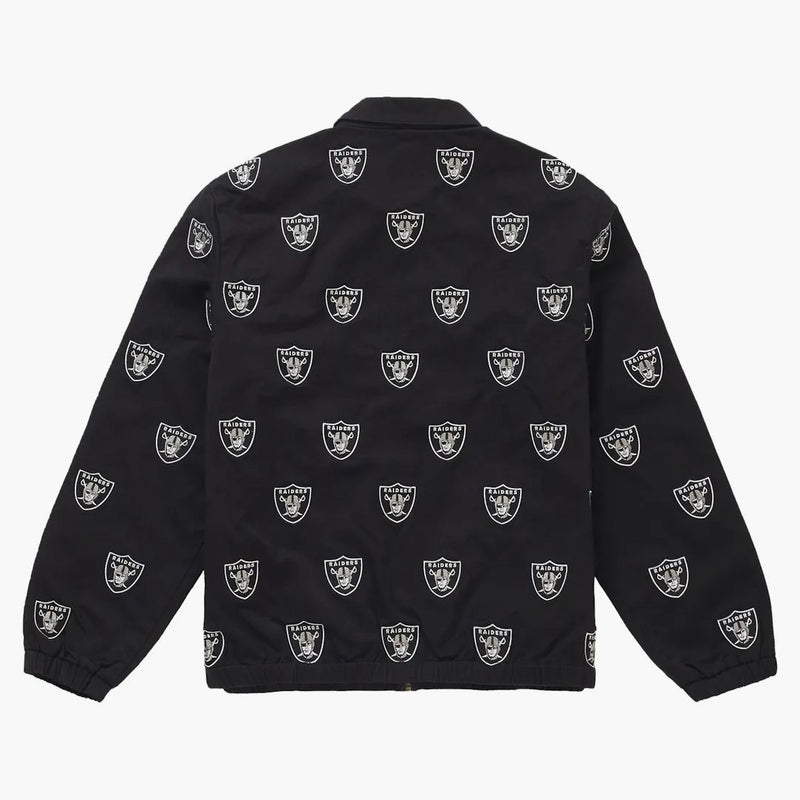 Supreme NFL X Raiders X '47 Vyšívaná hala na Harrington Black