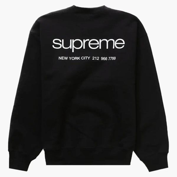 Nejvyšší NYC Crewneck Black