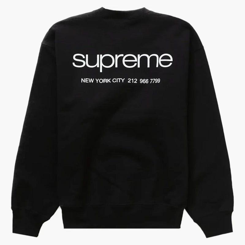 Nejvyšší NYC Crewneck Black