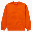 Supreme NYC Crewneck Dark Orange
