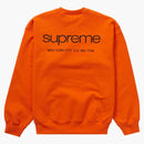 Supreme NYC Crewneck Dark Orange