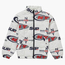 Supreme Supreme NY reversible chaqueta hinchada blanca