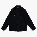 Supreme NY Tapestry Denim Chore Coat Negro