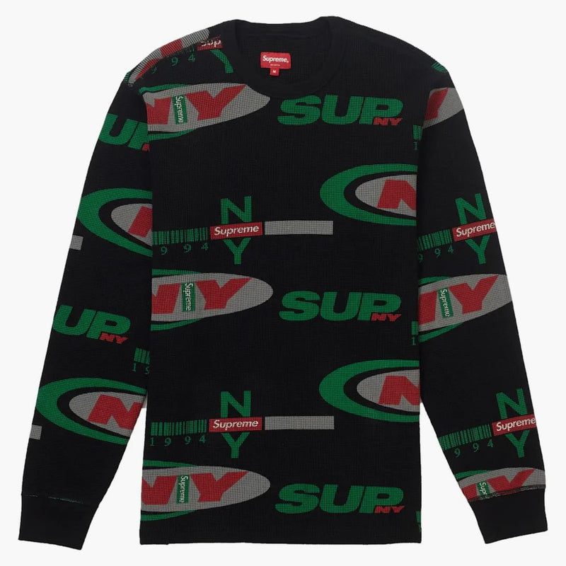 Supreme Supreme NY Waffle Thermal Black