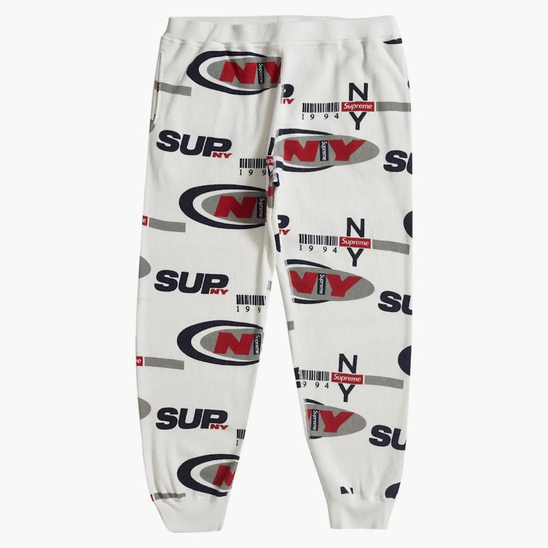 Nejvyšší nejvyšší NY Waffle Thermal Pant White