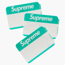 Supreme Name Badge Stickers (pack Of 100) Green