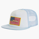 Supreme Name Plate Mesh Back 5-panel Light Blue