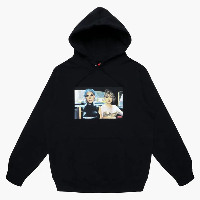 Supreme Nan Goldin Misty och Jimmy Paulette Hooded Sweatshirt svart