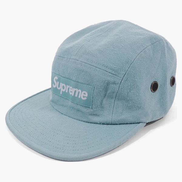 Supreme Napped Canvas Camp Cap Dusty Teal