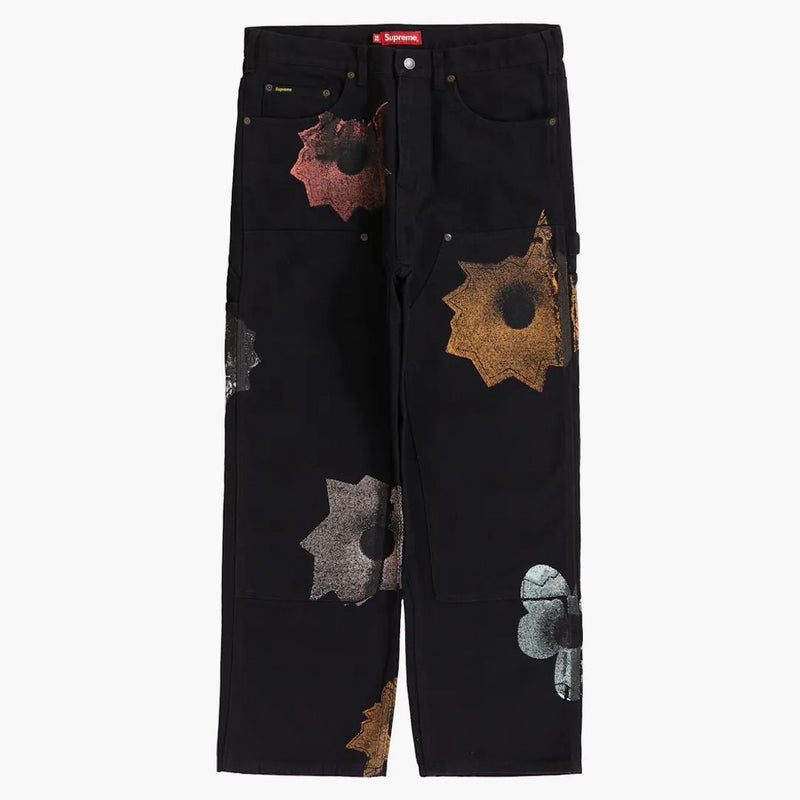 Supreme Nate Lowman Double Knee Painter Pant Black